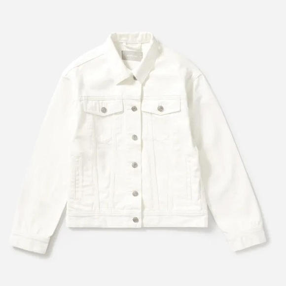 Everlane white denim jacket xs - Picture 10 of 10